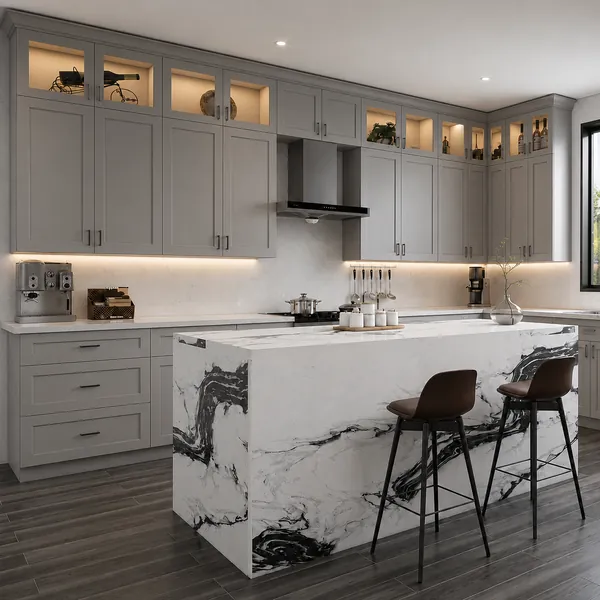 Emerald Gray kitchen — Vita Cabinetry